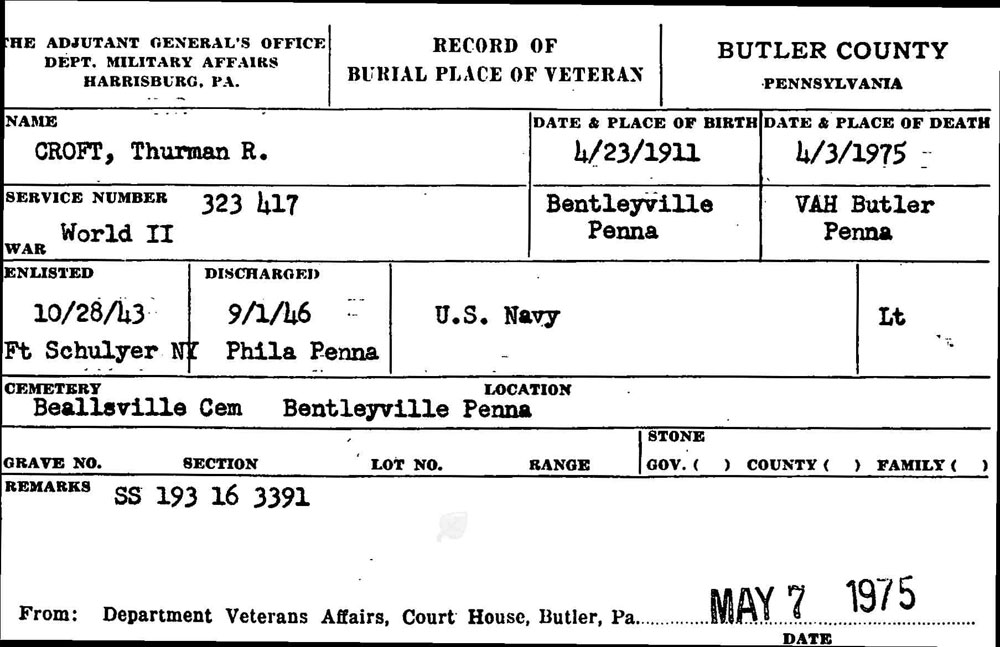 Thurman R. Croft